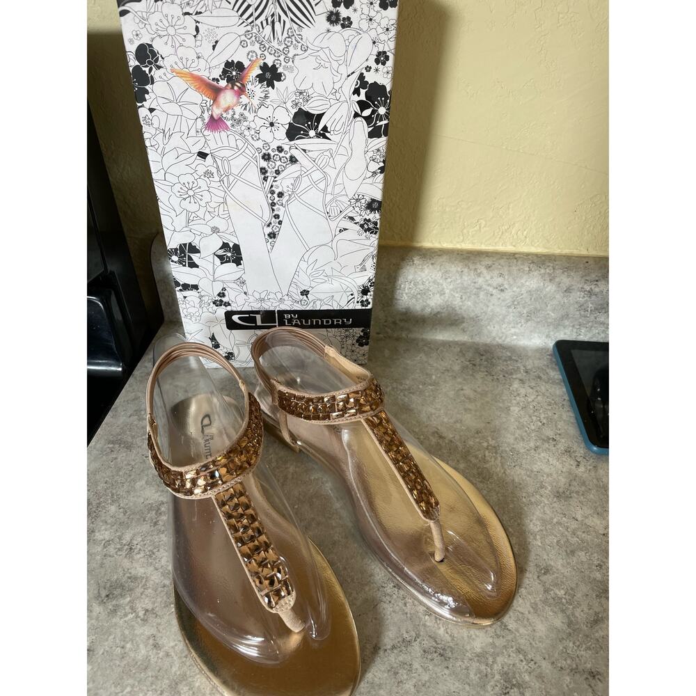 Chinese Laundry Natalina micro suede sandal Size 7.5 taupe suede - Picture 2 of 4
